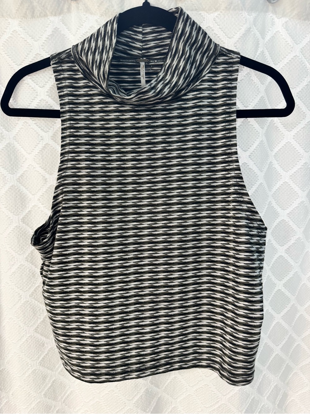 Free People "Little Baby" Turtleneck Crop Top